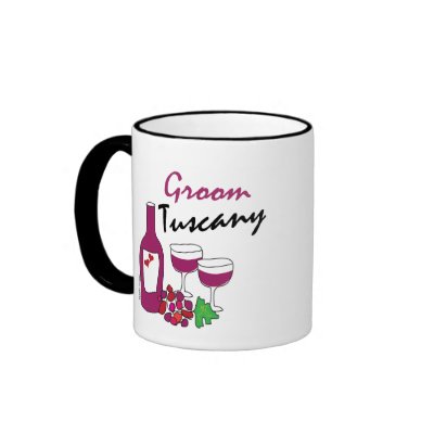 Tuscany Weddings, Groom mugs