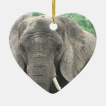 Tusked Elephant  Ornament