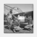 Tuskegee Airmen, 1945 Fridge Magnets