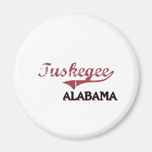 Tuskegee Alabama City Classic Fridge Magnet