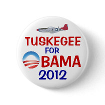Tuskegee for Obama Pin