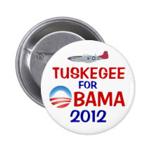 Tuskegee for Obama Pin