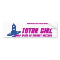 Tutor Girl Bumper Sticker