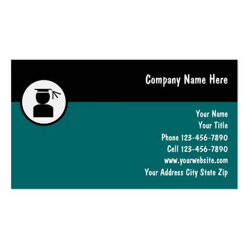 Tutoring Business Cards (front side)