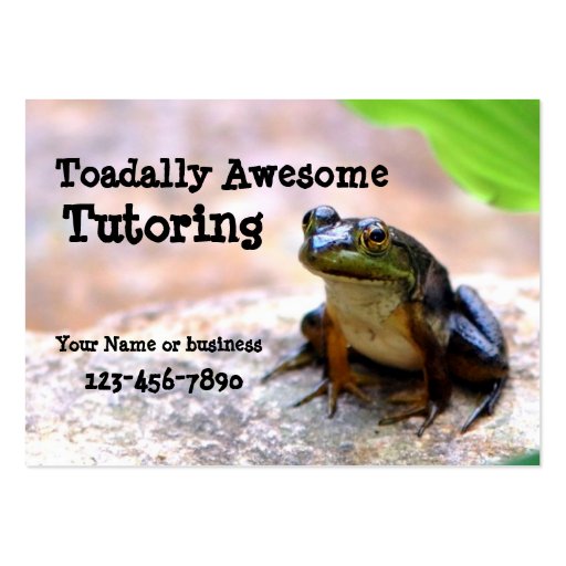 Tutoring Business Cards