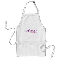 Tutu Cute (Ballet) aprons by Coolkidstees Tutu Cute (Ballet) aprons