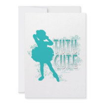 Tutu Cute party or recital invitation