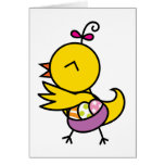 Tutu la Chick Blank Card