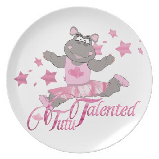 Tutu Talented Plate