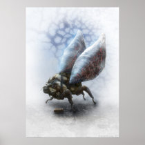 weird, sci fi, creature, monster, fiction, unique, character, special, racer, fly, wings, wild, houk, animal, fun, funny, cool, posters, prints, art posters, fairy posters, cool posters, sci fi posters, space posters, school, back to school, creatures, races, Poster with custom graphic design