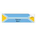 Tuva Flag - Tuva or Bust! bumper stickers