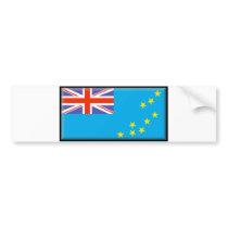 Tuvalu Flag bumper stickers by jacinto888 Tuvalu Flag bumper stickers