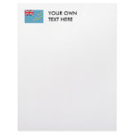 Tuvalu Flag Letterhead Template