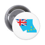 Tuvalu Flag Map full size Pin