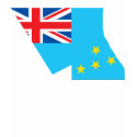 Tuvalu flag map t-shirts