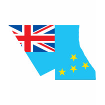 Tuvalu flag map t-shirts