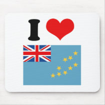 Tuvalu Flag Mouse Pads