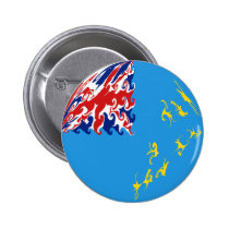 Tuvalu Gnarly Flag buttons