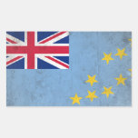 Tuvalu Rectangle Stickers