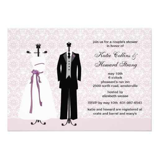 Tux and Gown Invitation