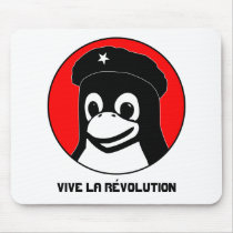 Tux Guevara, Vive la Révolution mousepads by artberry Tux Guevara, Vive la Révolution mousepads