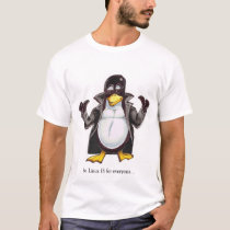 Tux in a trenchcoat t-shirts by Ducky69247 Tux in a trenchcoat t-shirts