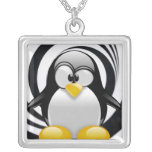 Tux Lost in the Zone Pendant