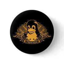 Tux Penguin - (Linux, Open Source, Copyleft, FSF) buttons by strk3 Tux Penguin - (Linux, Open Source, Copyleft, FSF) buttons