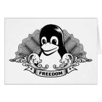 Tux Penguin - (Linux, Open Source, Copyleft, FSF) cards by strk3 Tux Penguin - (Linux, Open Source, Copyleft, FSF) cards