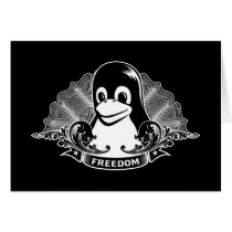 Tux Penguin - (Linux, Open Source, Copyleft, FSF) cards by strk3 Tux Penguin - (Linux, Open Source, Copyleft, FSF) cards