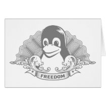 Tux Penguin - (Linux, Open Source, Copyleft, FSF) cards by strk3 Tux Penguin - (Linux, Open Source, Copyleft, FSF) cards