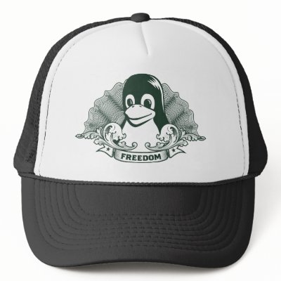 Tux Penguin - (Linux, Open Source, Copyleft, FSF) Hat by strk3