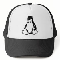 Tux Penguin - (Linux, Open Source, Copyleft, FSF) hats