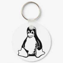 Tux Penguin - (Linux, Open Source, Copyleft, FSF) keychains
