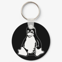 Tux Penguin - (Linux, Open Source, Copyleft, FSF) keychains