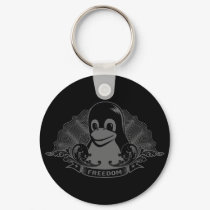 Tux Penguin - (Linux, Open Source, Copyleft, FSF) keychains