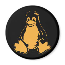 Tux Penguin - (Linux, Open Source, Copyleft, FSF) magnets