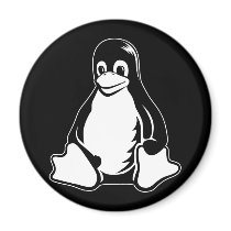 Tux Penguin - (Linux, Open Source, Copyleft, FSF) magnets