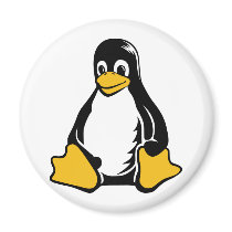 Tux Penguin - (Linux, Open Source, Copyleft, FSF) magnets
