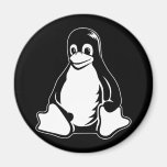 Tux Penguin - (Linux, Open Source, Copyleft, FSF) Refrigerator Magnets