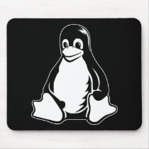 Tux Penguin - (Linux, Open Source, Copyleft, FSF) mousepads