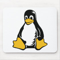 Tux Penguin - (Linux, Open Source, Copyleft, FSF) mousepads