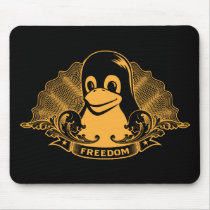 Tux Penguin - (Linux, Open Source, Copyleft, FSF) mousepads