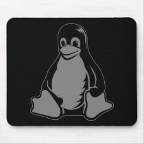 Tux Penguin - (Linux, Open Source, Copyleft, FSF) mousepads