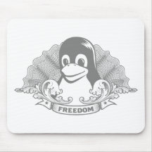 Tux Penguin - (Linux, Open Source, Copyleft, FSF) Mouse Mat