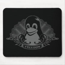 Tux Penguin - (Linux, Open Source, Copyleft, FSF) Mouse Pads