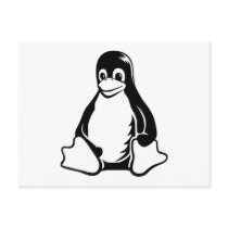 Tux Penguin - (Linux, Open Source, Copyleft, FSF) postcards