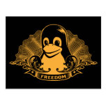 Tux Penguin - (Linux, Open Source, Copyleft, FSF) Post Card