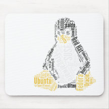 Tux Typo Mouse Pads