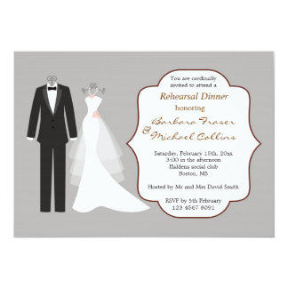 dress code for rehearsal dinner invitations